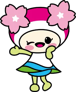 画像：JA福島さくら公式キャラクターさくらちゃん